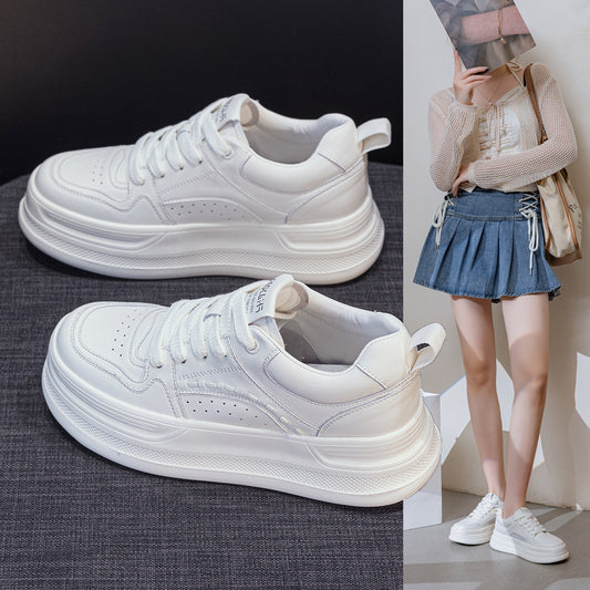 Autumn Soft Platform White Female Comfortable Women's Casual Shoes