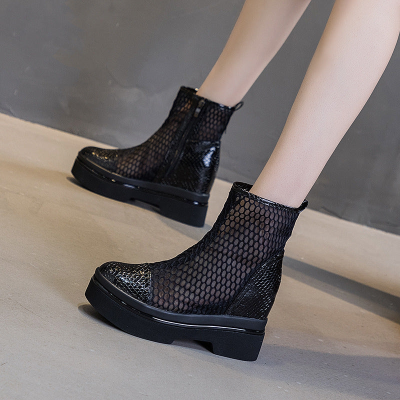 Women's Summer Height Increasing Insole Platform Korean Style Sandals