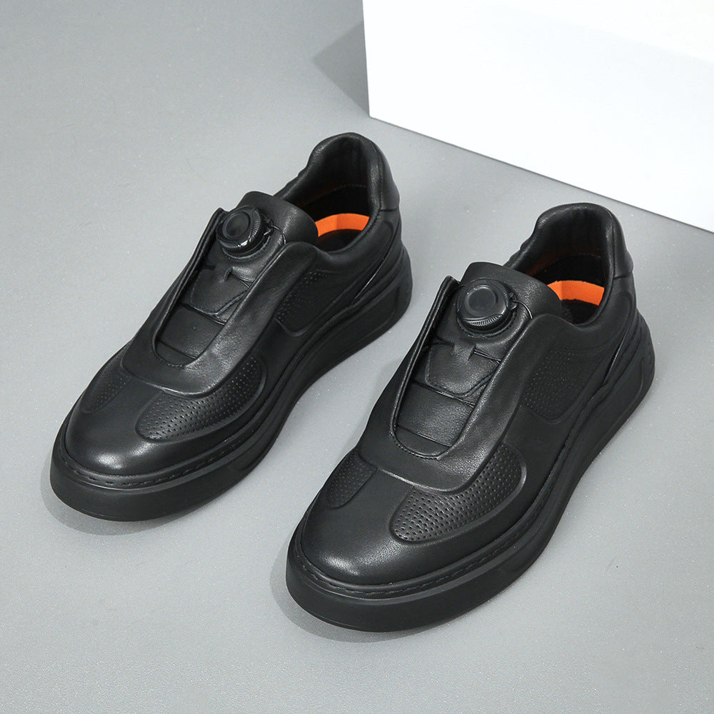 Men's Trendy Affordable Luxury Slip-on Rotating Buckle Sneakers