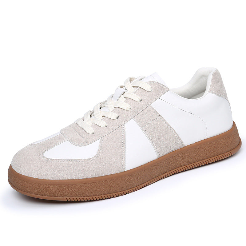 Men's Thick-soled German Training Breathable Versatile White Men's Casual Shoes