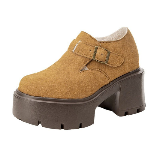 Women's Increasing Insole Small Size Slip-on Pumps Casual Shoes