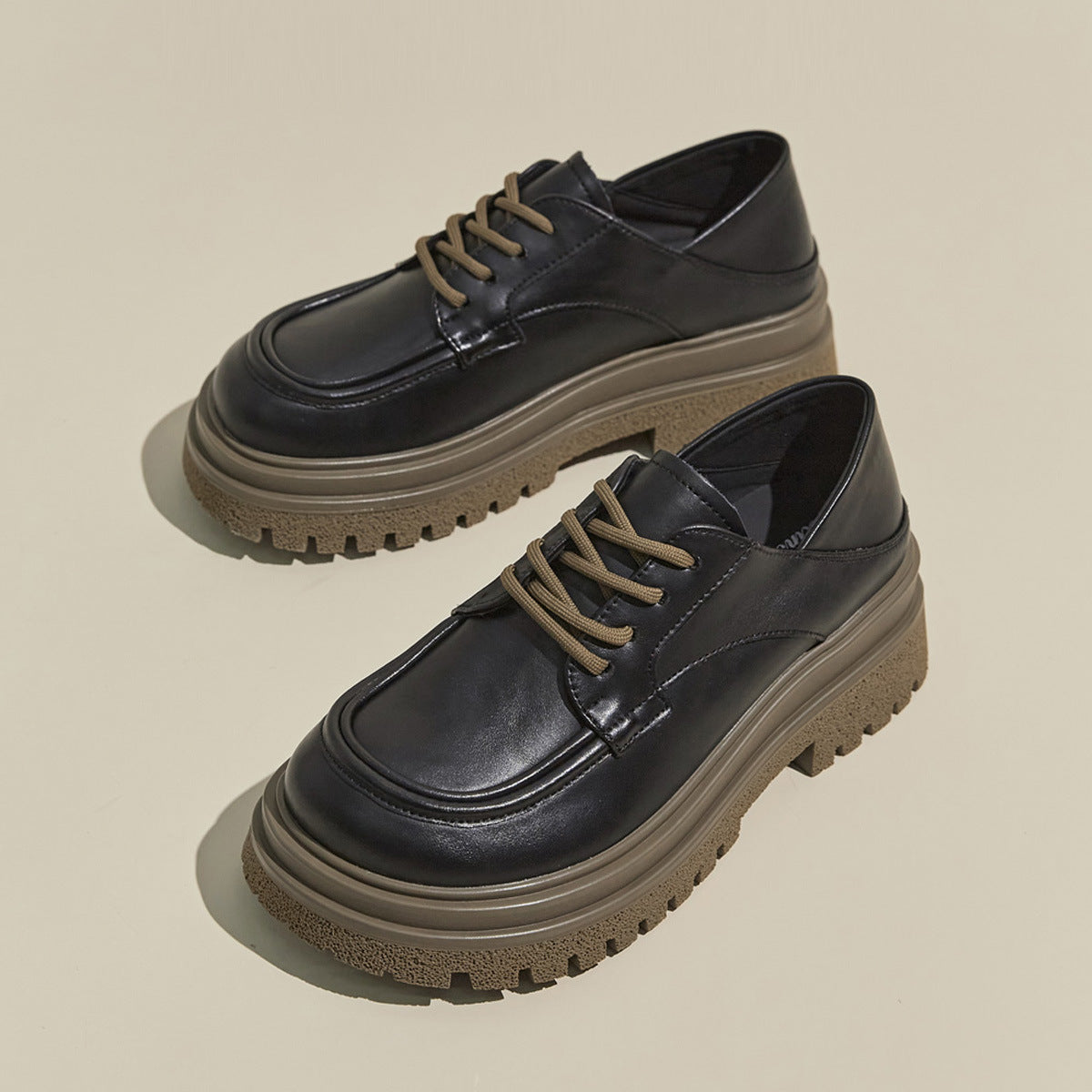 Retro British Style College Versatile Single-layer Casual Shoes