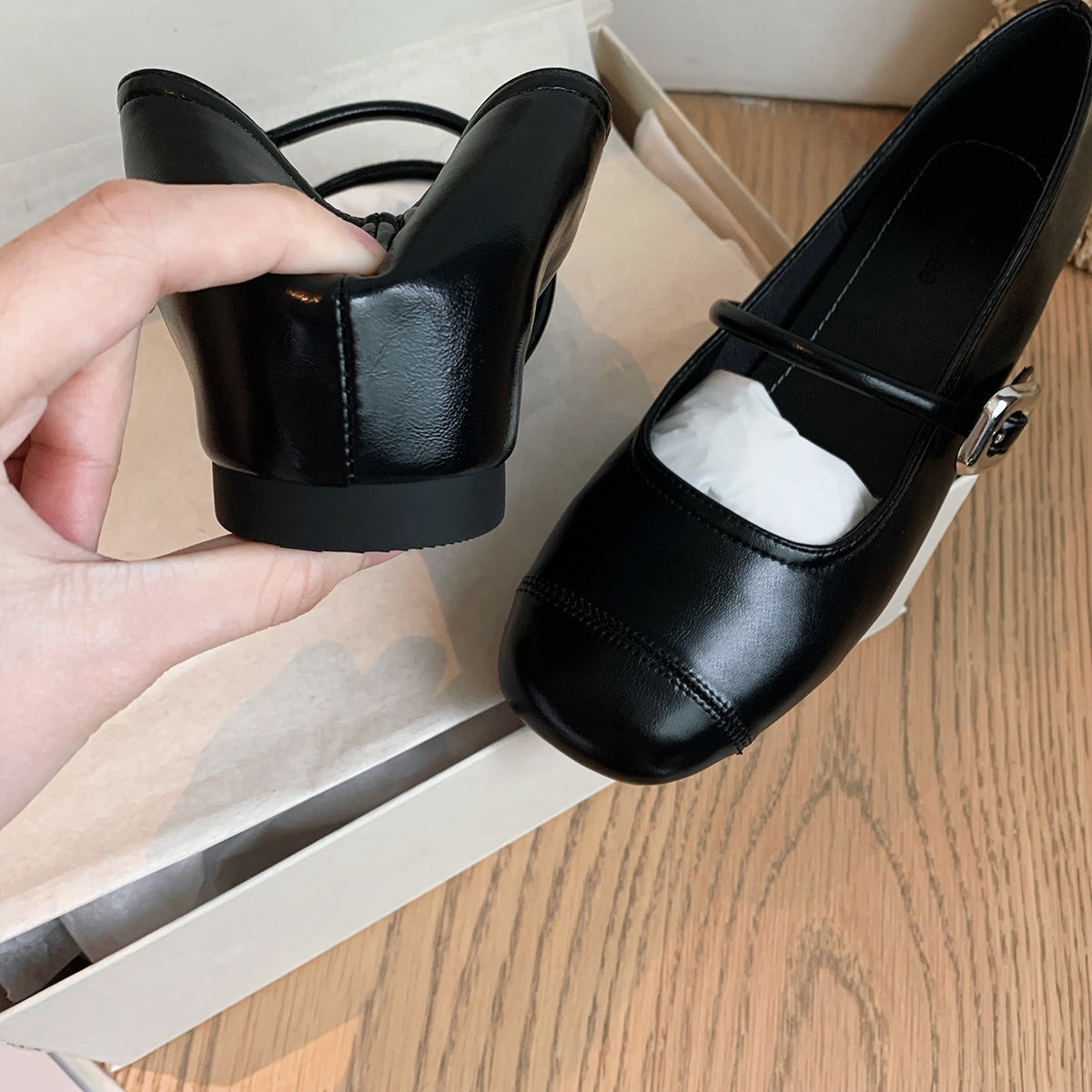 Women's Mouth Sier Small Flat Height Increasing Women's Shoes
