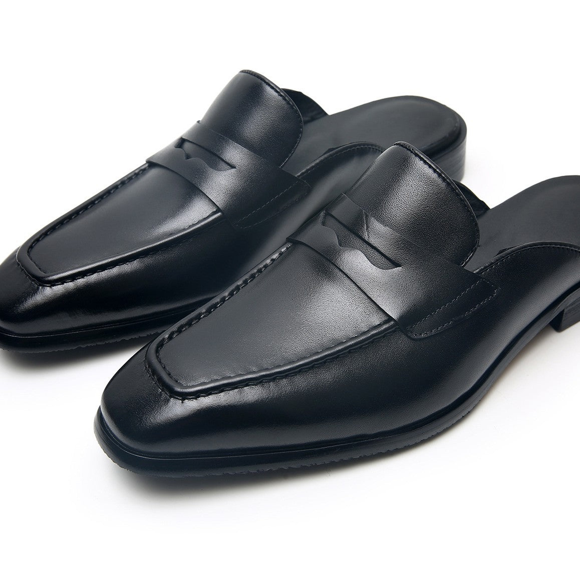 Men's Slip-on British Wind Half Driving Rubber Sandals