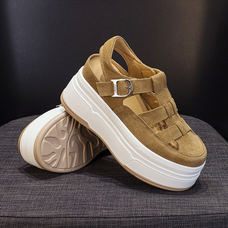Women's Summer Comfortable Platform Height Increasing Leisure Men's Shoes