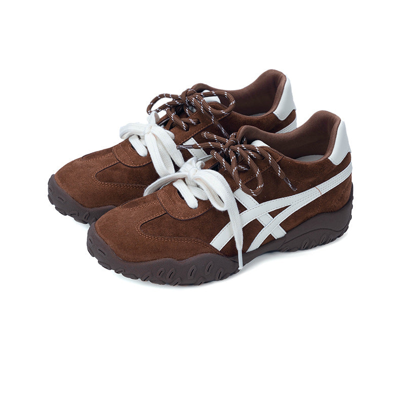 Women's Uncle's Thick-soled Height Increasing German Training Color Women's Casual Shoes