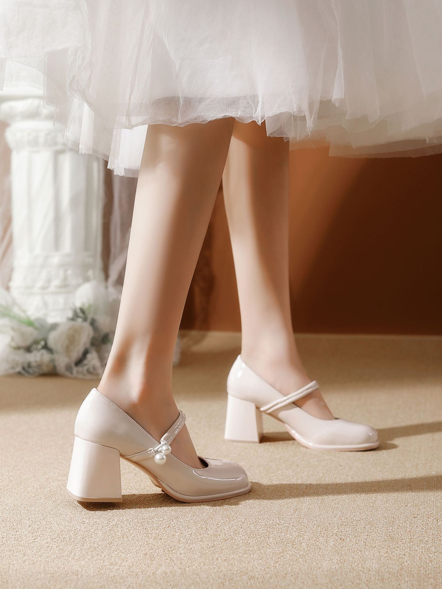 Women's Mary Jane Plus Size Round Toe High Fat Casual Shoes