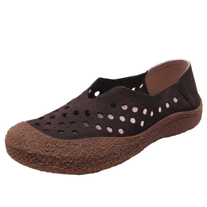Women's Closed Toe Hollow Out Soft Bottom Women's Shoes