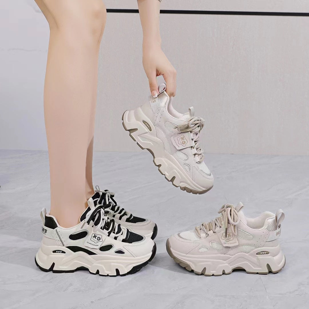 Women's & Men's Platform Dad Spring Genuine Leisure Warm Men's Shoes