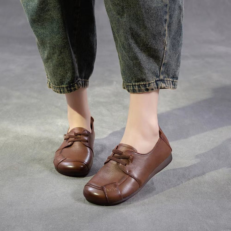 Women's Round Head Not Tired Feet Mom Casual Shoes