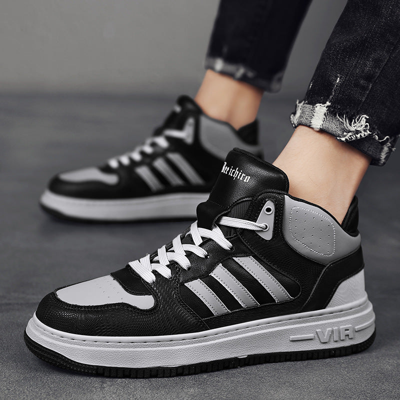 Men's Sports Board Green Fashion Fashionable Plus Sneakers