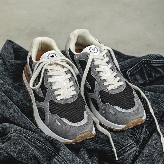 Men's Thick Bottom Retro Jogging Autumn Versatile Sneakers