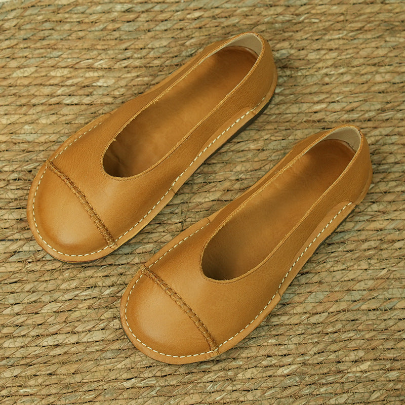 Women's First Layer Cowhide Handmade For Retro Sandals