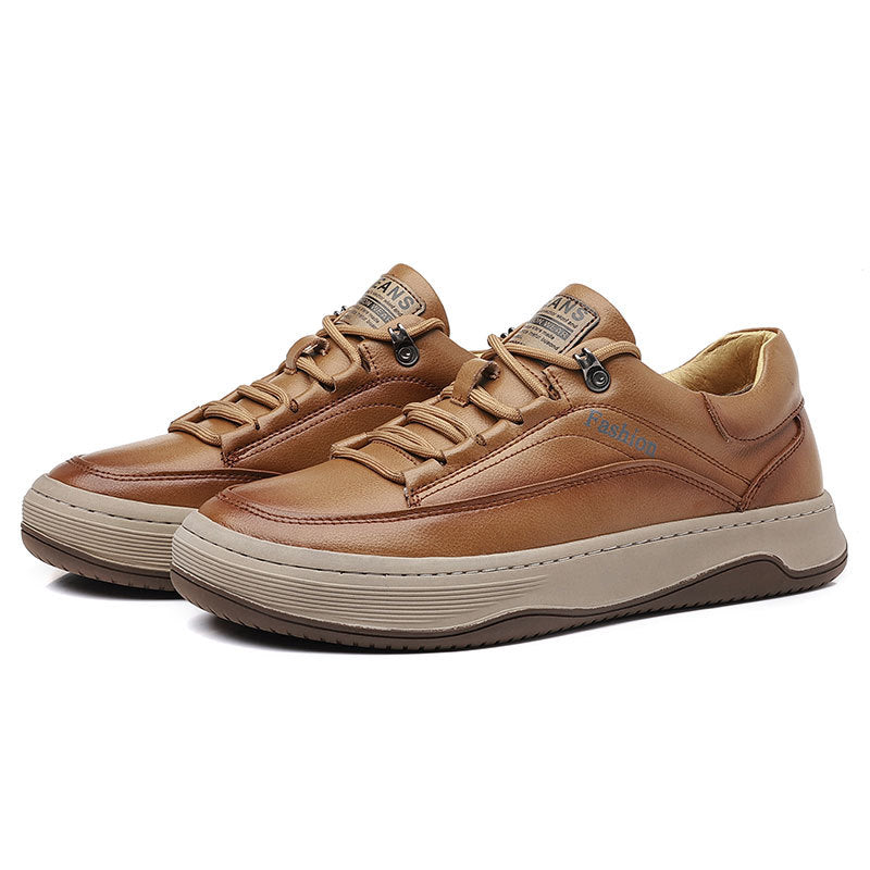 Men's Fashionable Autumn Genuine Sports Board Head Sneakers