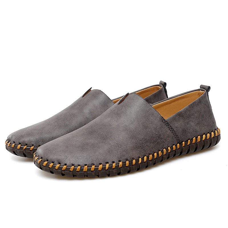 Men's Breathable Autumn Flat Solid Color Loafers