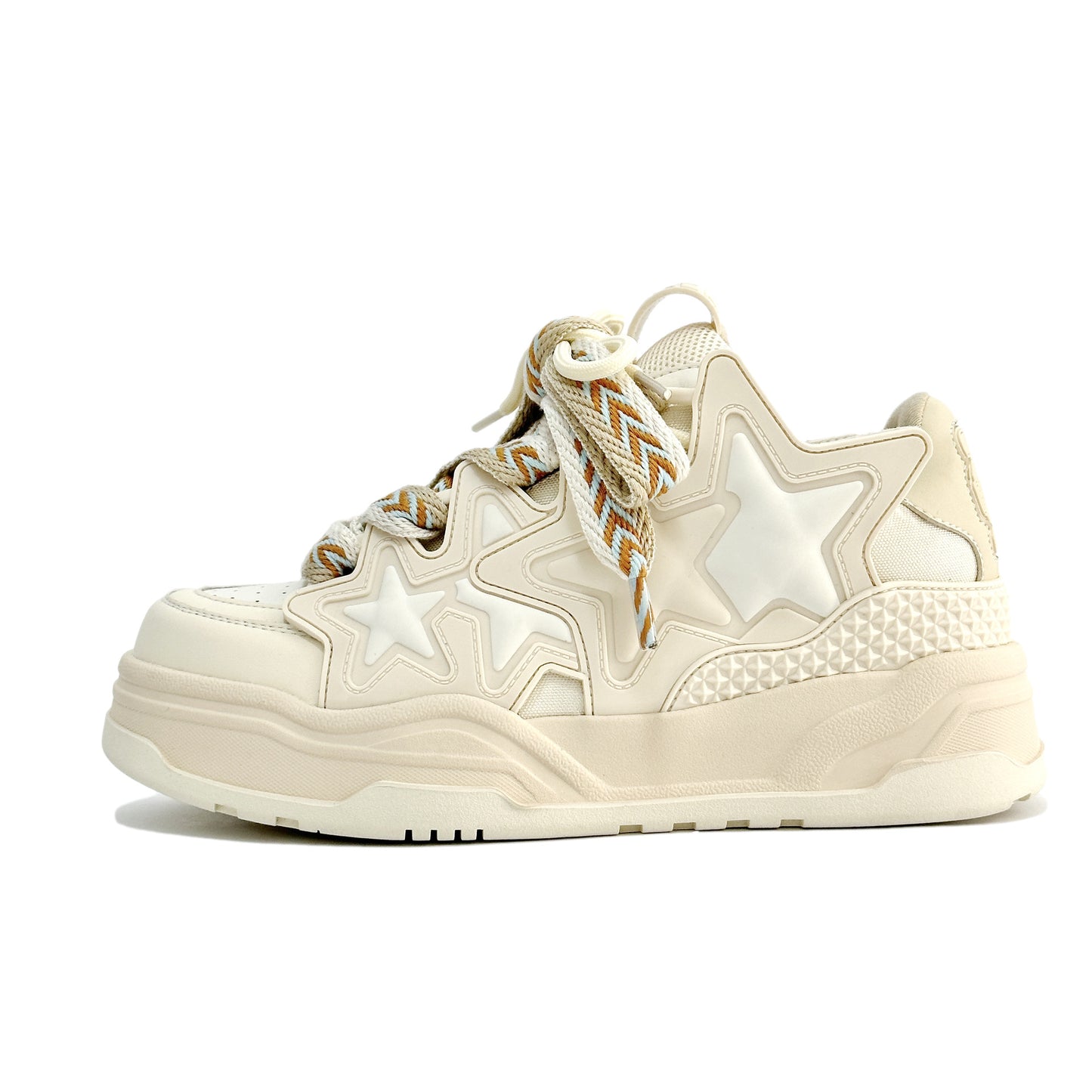 Women's & Men's Bread National Fashion Couple Increased Platform Sneakers
