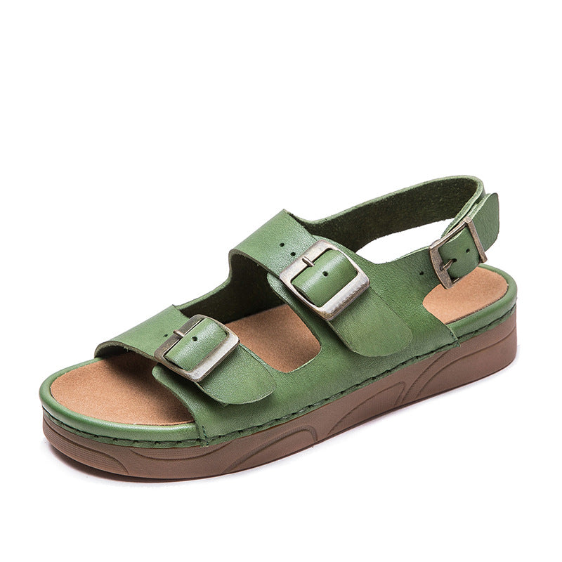 Women's Breathable Mobile Buckle Fashion First Layer Sandals
