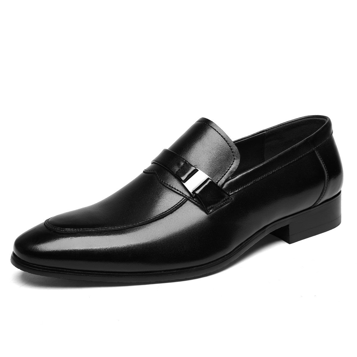 Men's Business One Pedal First Layer Cowhide Leather Shoes