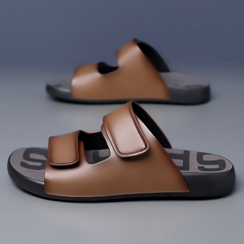 Men's Summer Fashionable Soft Bottom Business Outer Sandals