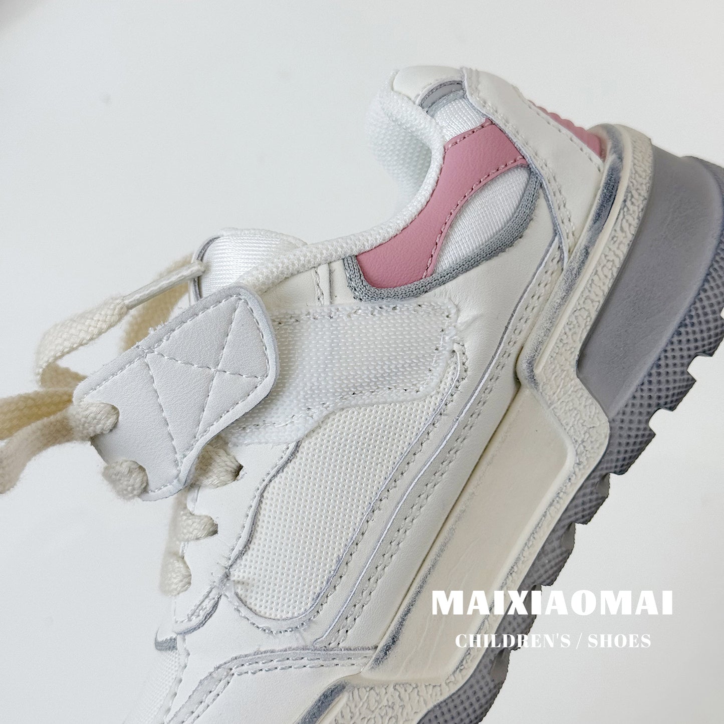 Children's Color Dirty Bottom Star Pattern Spring Kid's Sneakers