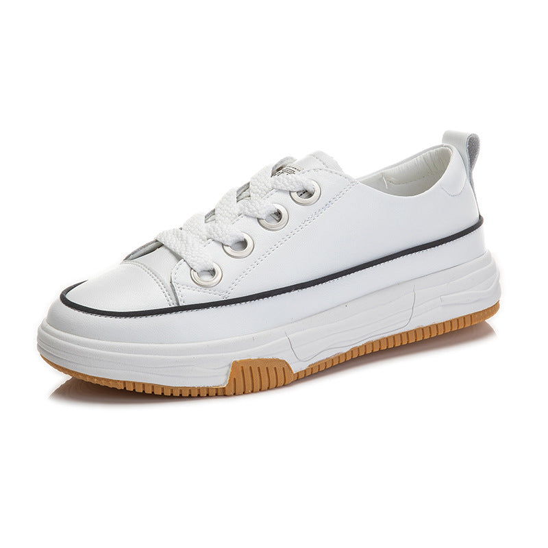 Plus Size White Female Autumn Korean Casual Shoes