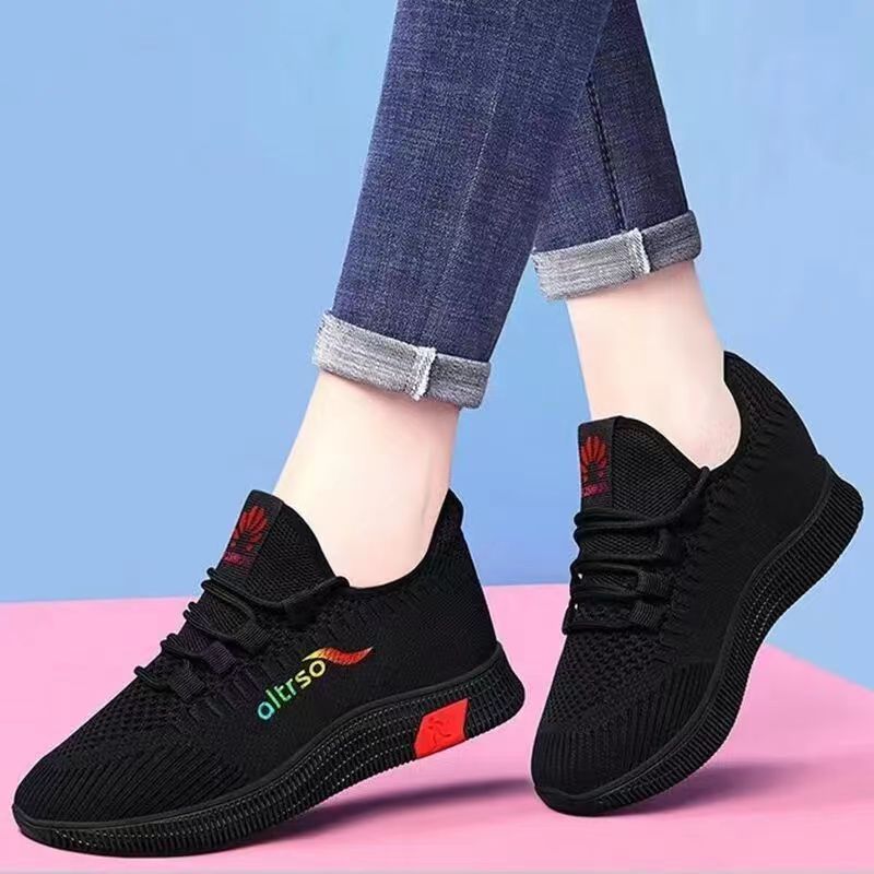 Women's Mesh Comfortable Soft Bottom Lightweight Running Women's Casual Shoes