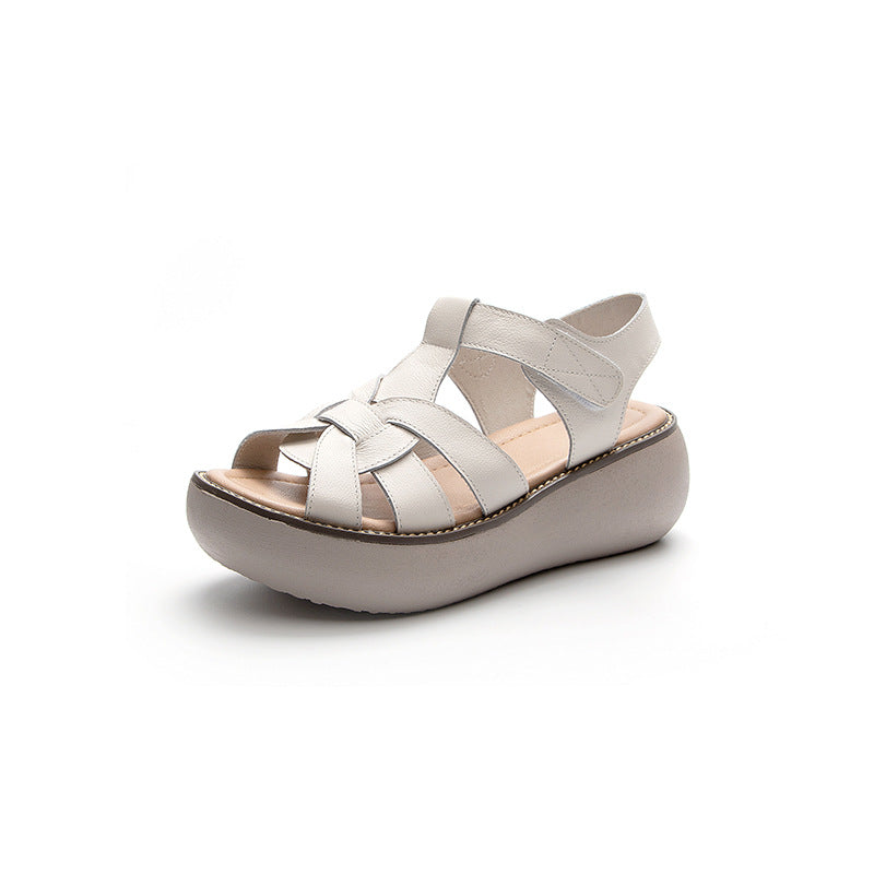 Women's Summer Vintage Soft Bottom Outdoor Wedge Sandals