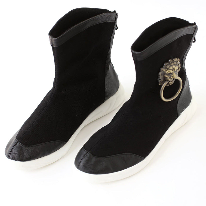 Autumn Linen Cloth Rubber Sewing Sole Canvas Shoes