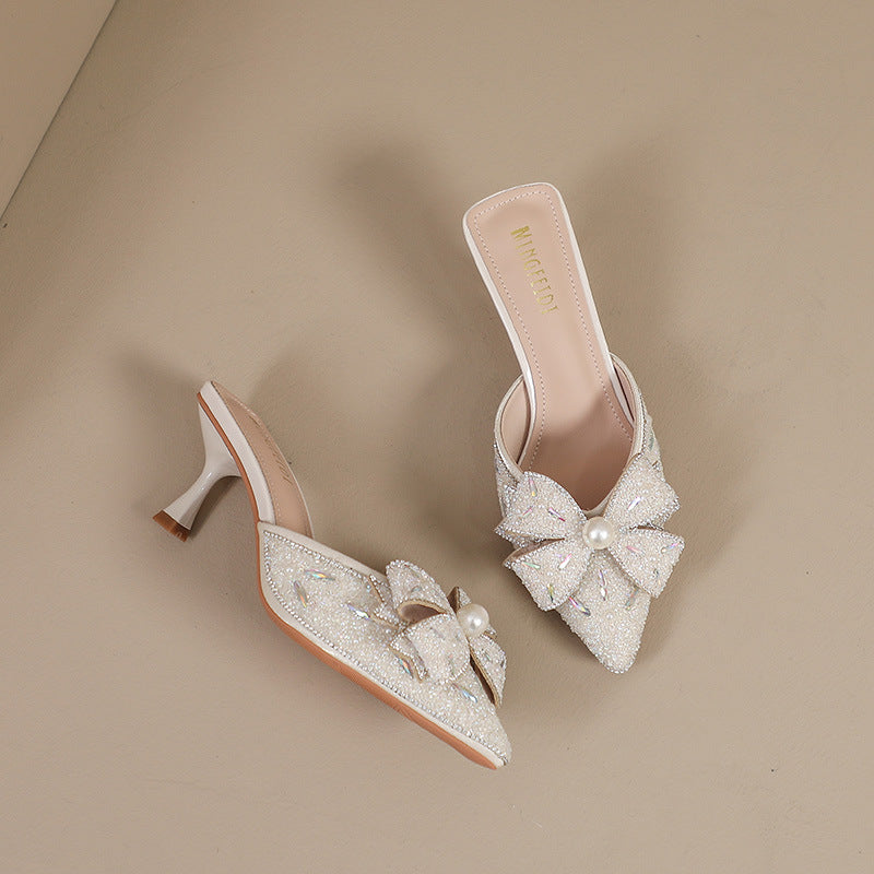 Women's Summer Fashion Pointed Toe Cap Stiletto Heels
