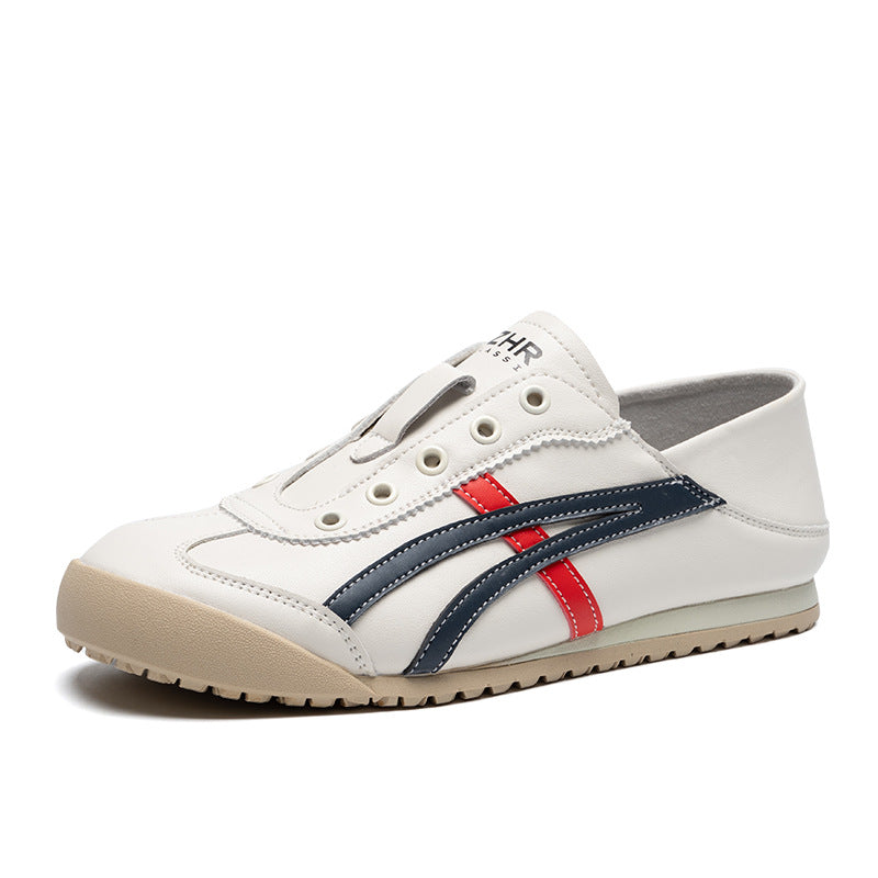 Women's German Training Soft Bottom White Autumn Casual Shoes