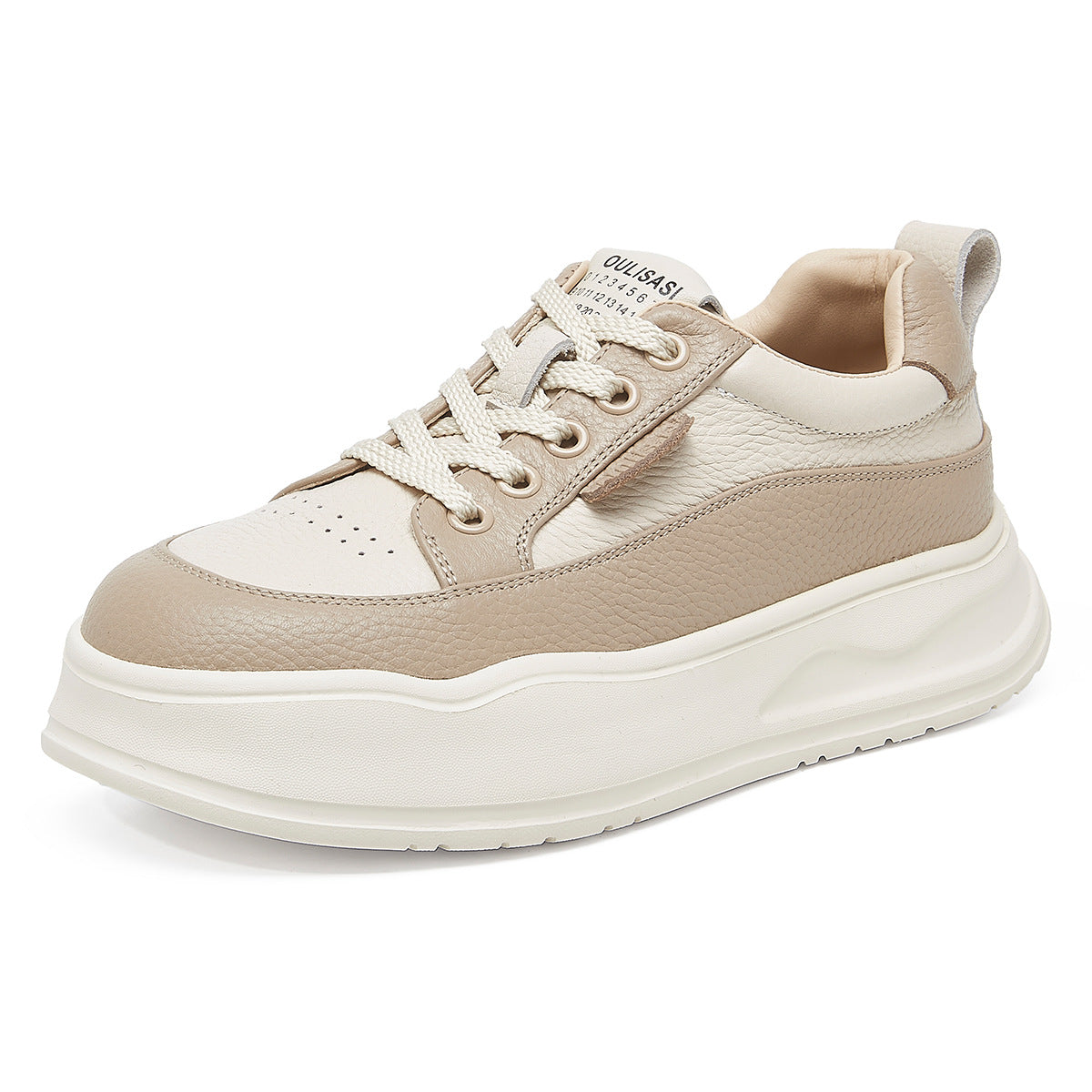 Women's Skateboard Soft Bottom Sports Thick Top Layer Casual Shoes