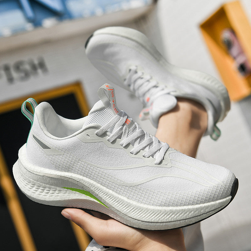 Rabbit Pink Popcorn Mesh Couple Breathable Sneakers