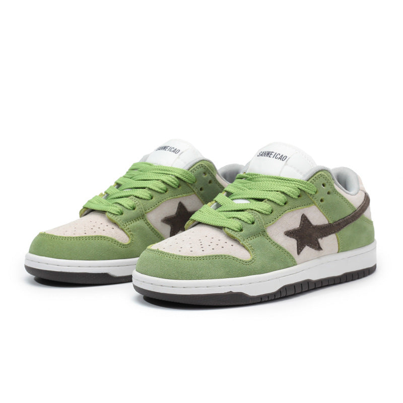 Creative Genuine Fashion Sports Color Matching Casual Shoes
