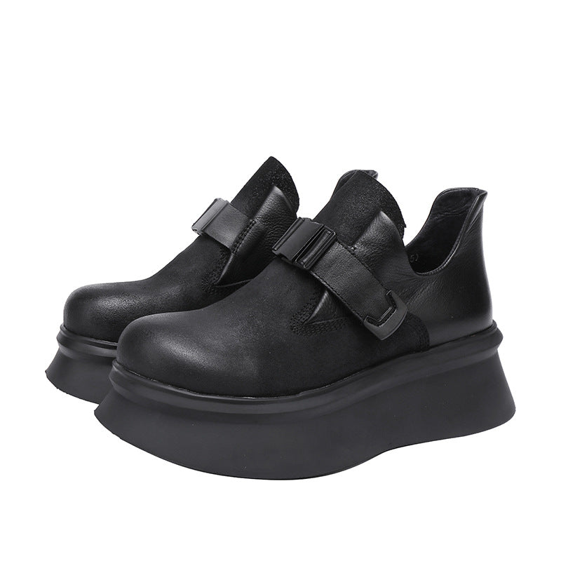 Women's To Ancient Authentic Thick Bottom Round Casual Shoes