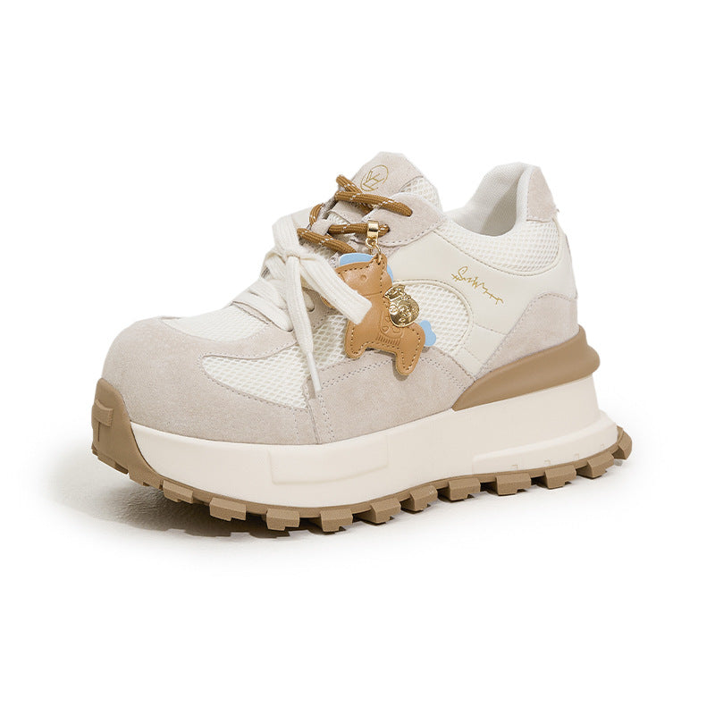 Women's Thick-soled German Training Spring Double Shoelaces Leisure Women's Sports Shoes