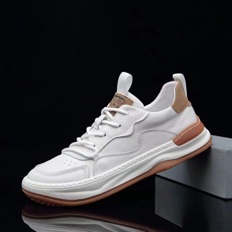 Men's Spring Extra Large White Versatile Breathable Men's Board Shoes