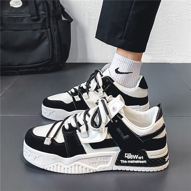 Men's Spring Trendy Niche Platform Panda Board Casual Shoes