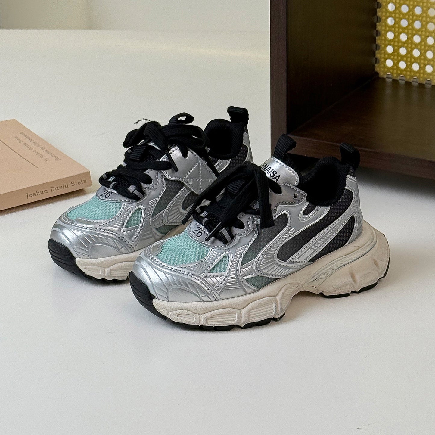 Children's Sale Dad Fashion Trendy Contrast Color Lightweight Kid's Sneakers