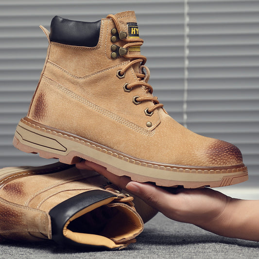 Men's Kung Fu Deer Martin Spring Tide British Boots