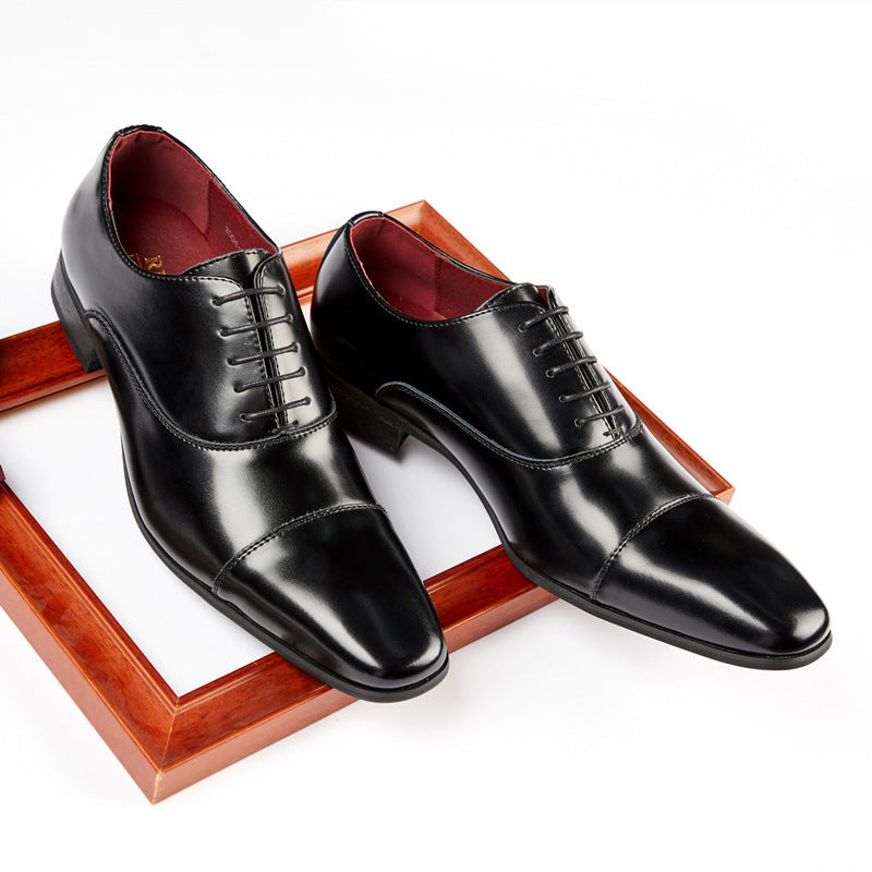 Men's Genuine Formal Officer Wedding Oxford British Leather Shoes