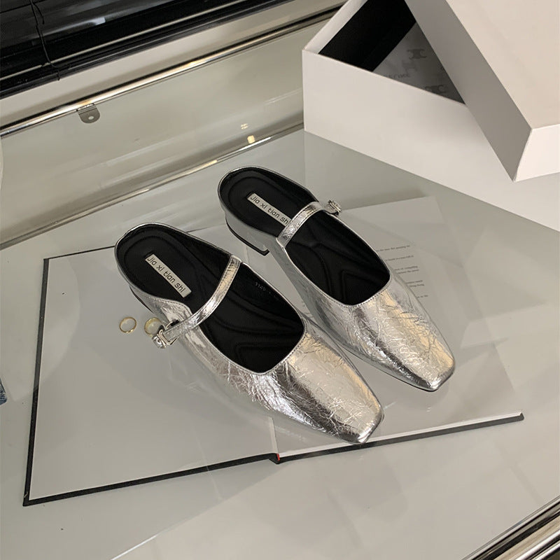 Women's Half Summer Outdoor Wear Korean Style Slippers