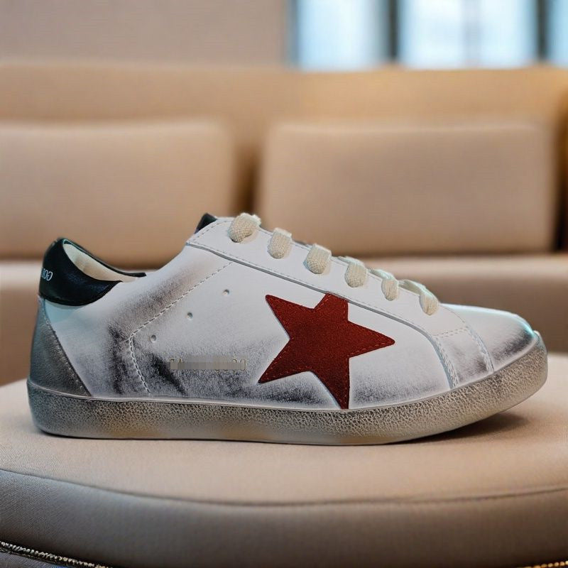 Five-pointed Star Golden Goose Couple Fashion Sier Men's Board Shoes