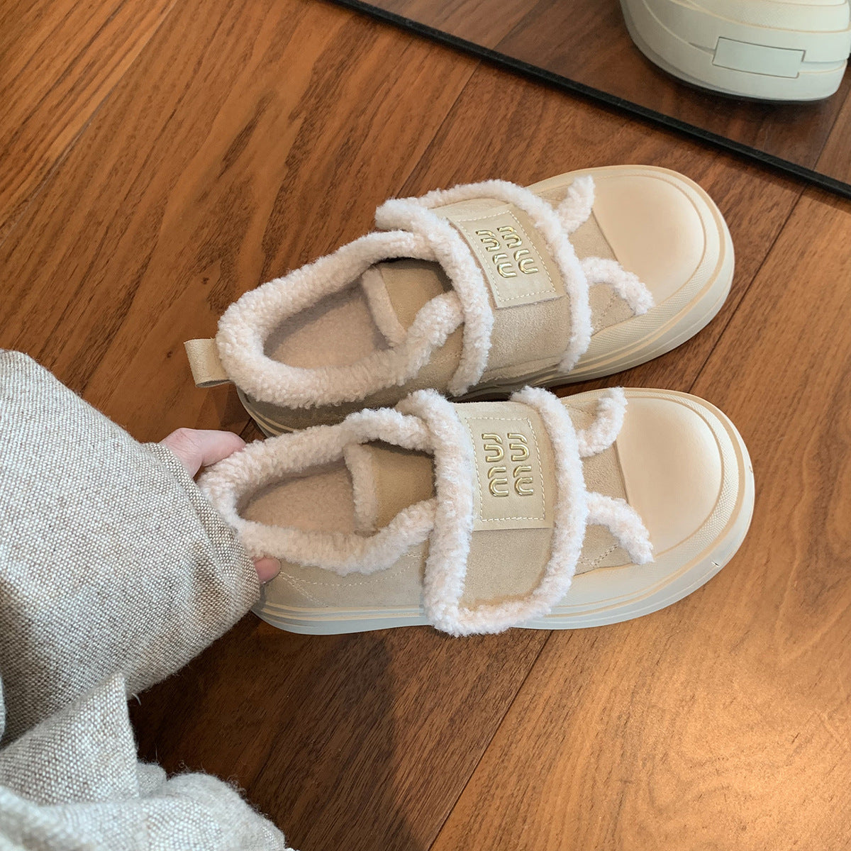 Women's & Men's Grape Mom Winter Raise The Bottom Warm Women's Shoes