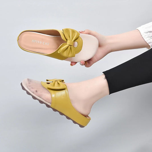 Women's Flat Fashion Outerwear Authentic Toe Box Sandals