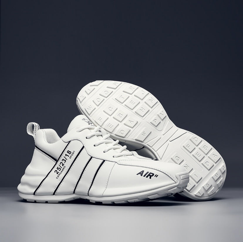 Men's Summer Dad Height Increasing Comfortable Cowhide Soft Men's Casual Shoes