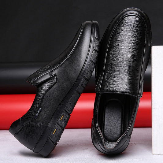Men's Apple Business Soft Bottom Breathable Leather Shoes