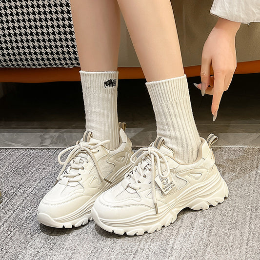Women's Platform Dad Spring Korean Style Versatile Men's Shoes