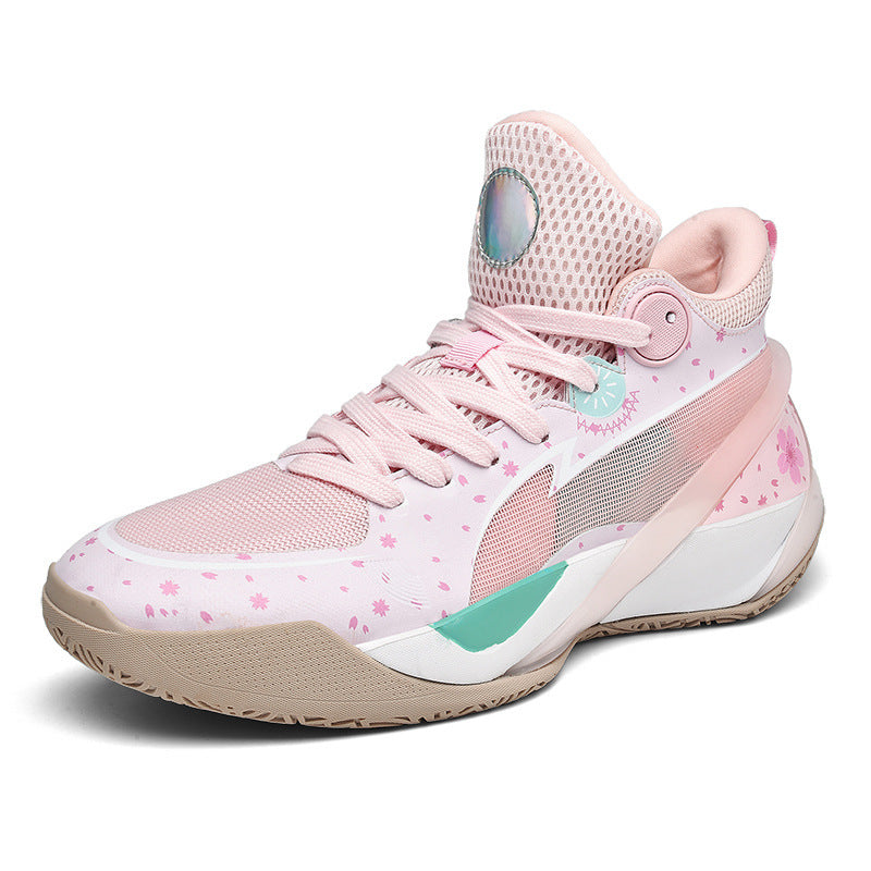 Women's & Men's Basketball Mesh Breathable Shock Absorption Soft Sneakers