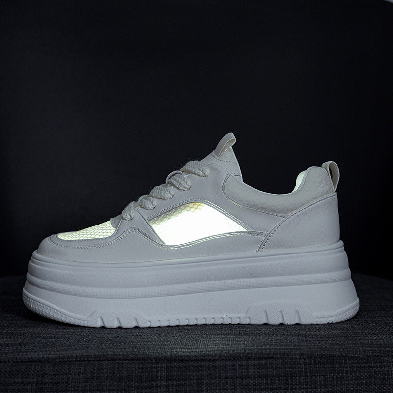 Women's White Summer Breathable Mesh Lightweight Soft Casual Shoes