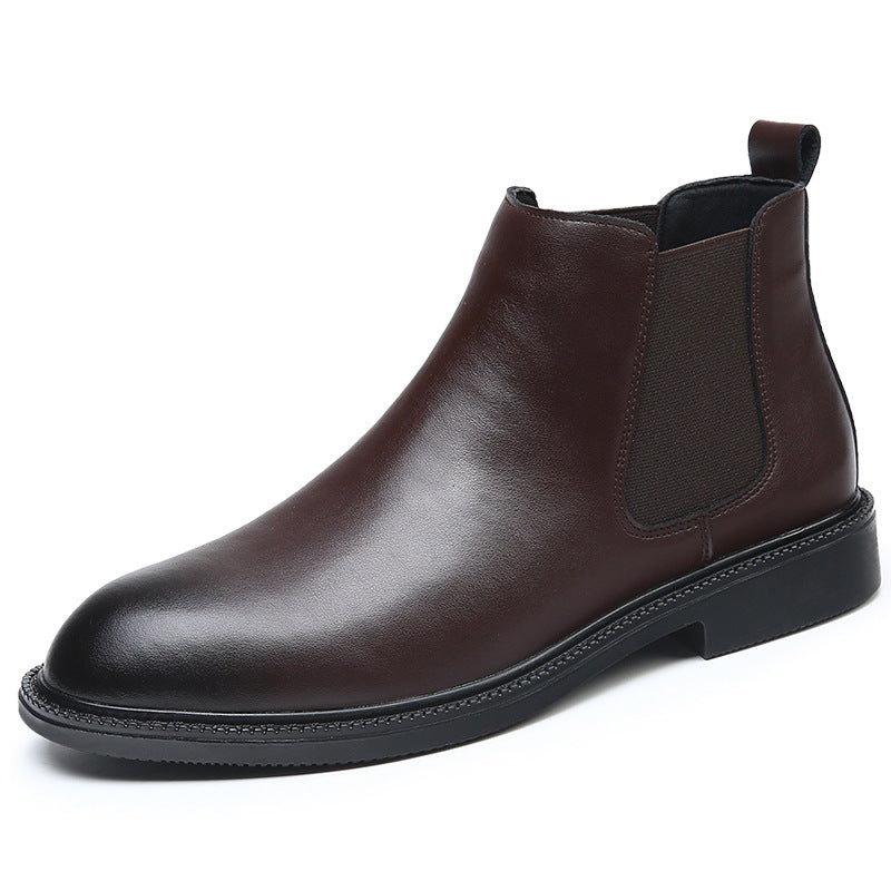 Men's Winter Thermal Cotton British Style Plus Size Martin Boots